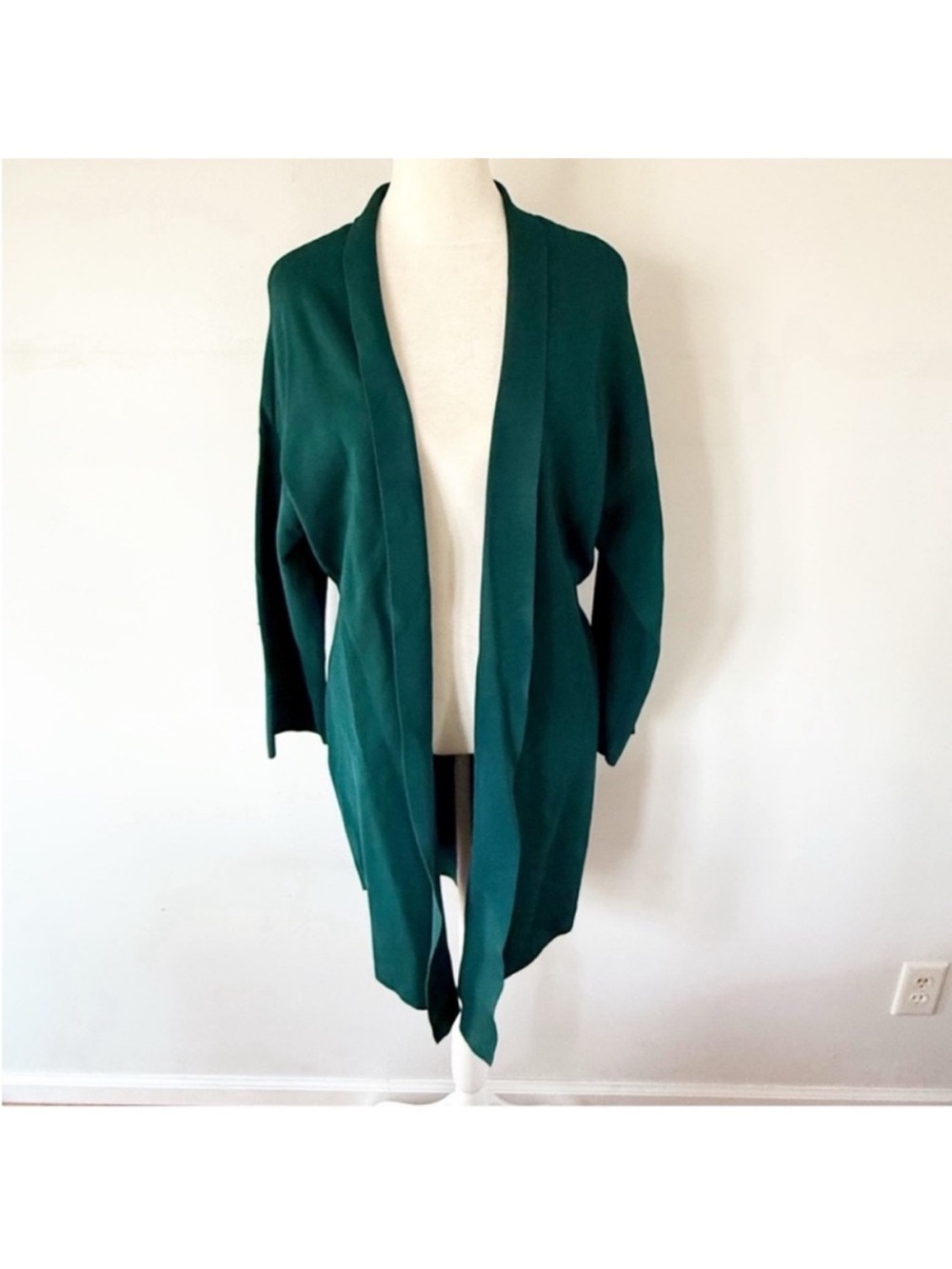 Chicos Women Long Shawl Collar Cardigan Sweater Small Office Classic Layers
